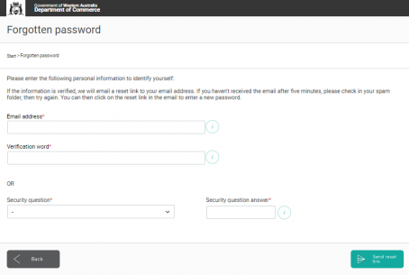 AssociationsOnline forgot password
